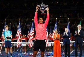  Nadal vô đối US Open: Ẵm gần trăm tỷ, gửi lời tri ân đặc biệt Thứ Hai, ngày 11/09/2017 07:41 AM (GMT+7) Sự kiện: Rafael Nadal, US Open 2017